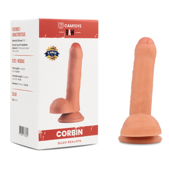 Dildo Raw Consolador Realista Corbin 16.5 Cm